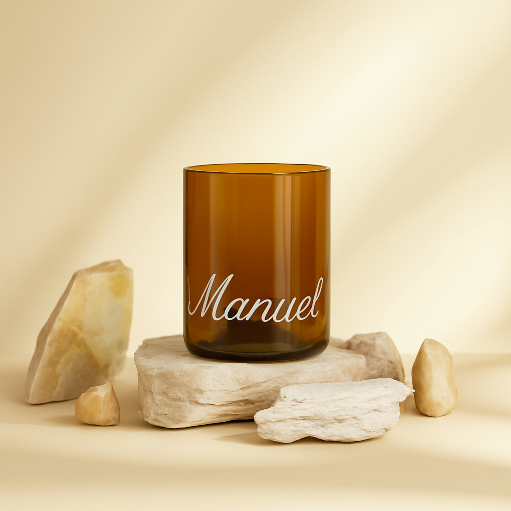 Glass with personalization