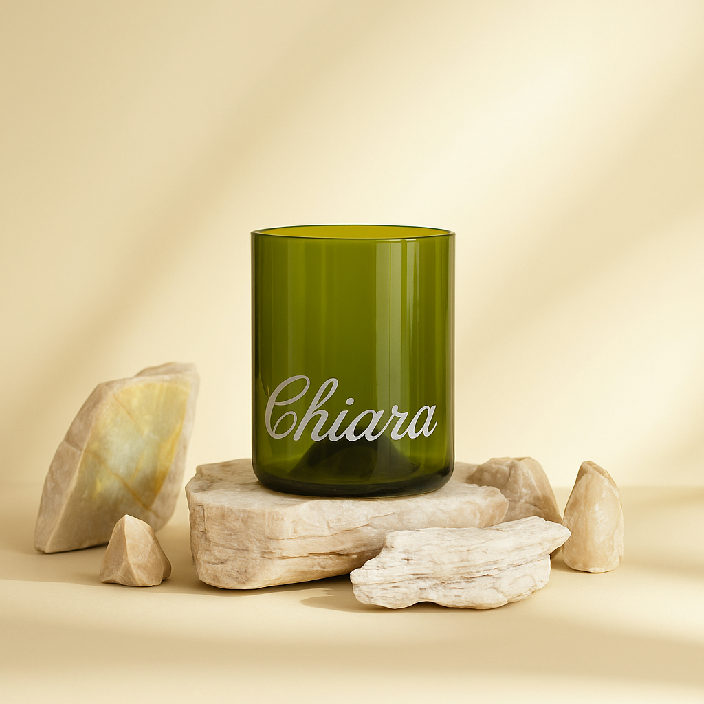 Glass with personalization