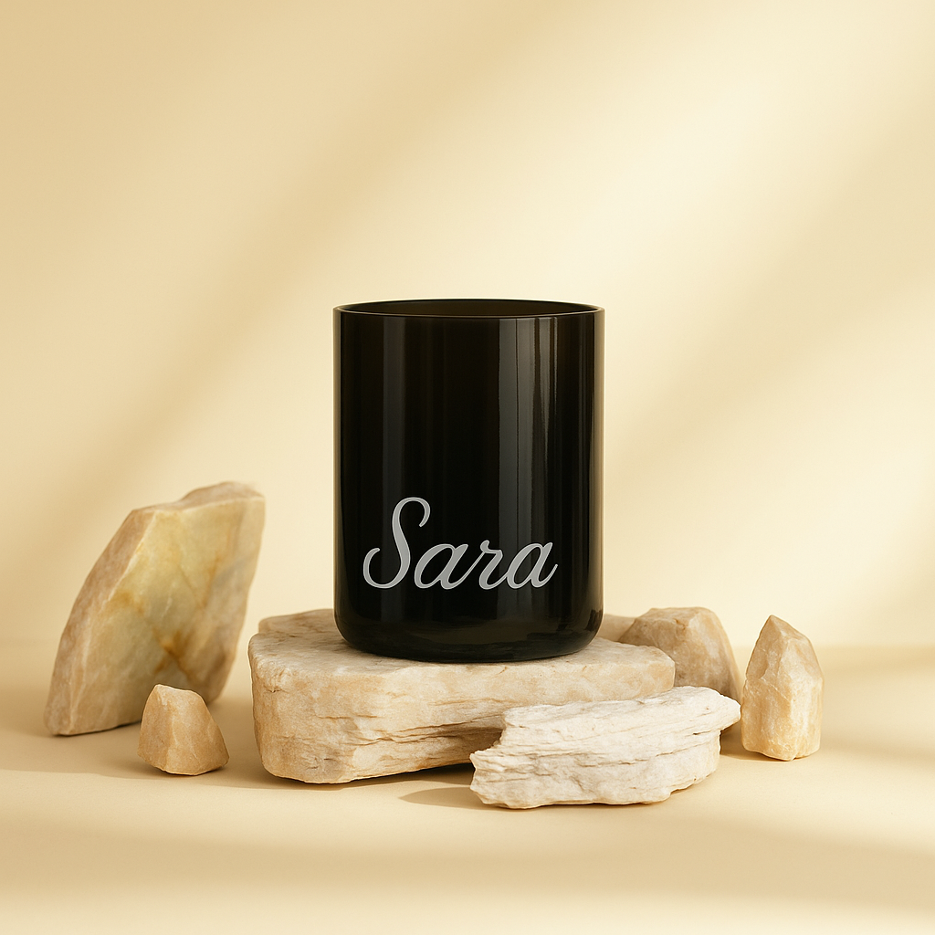 Glass with personalization