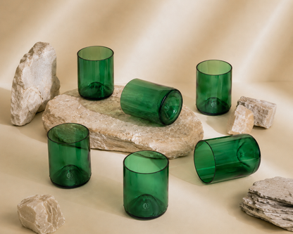 Set di 6 Bicchieri Verde Smeraldo | Limited Edition