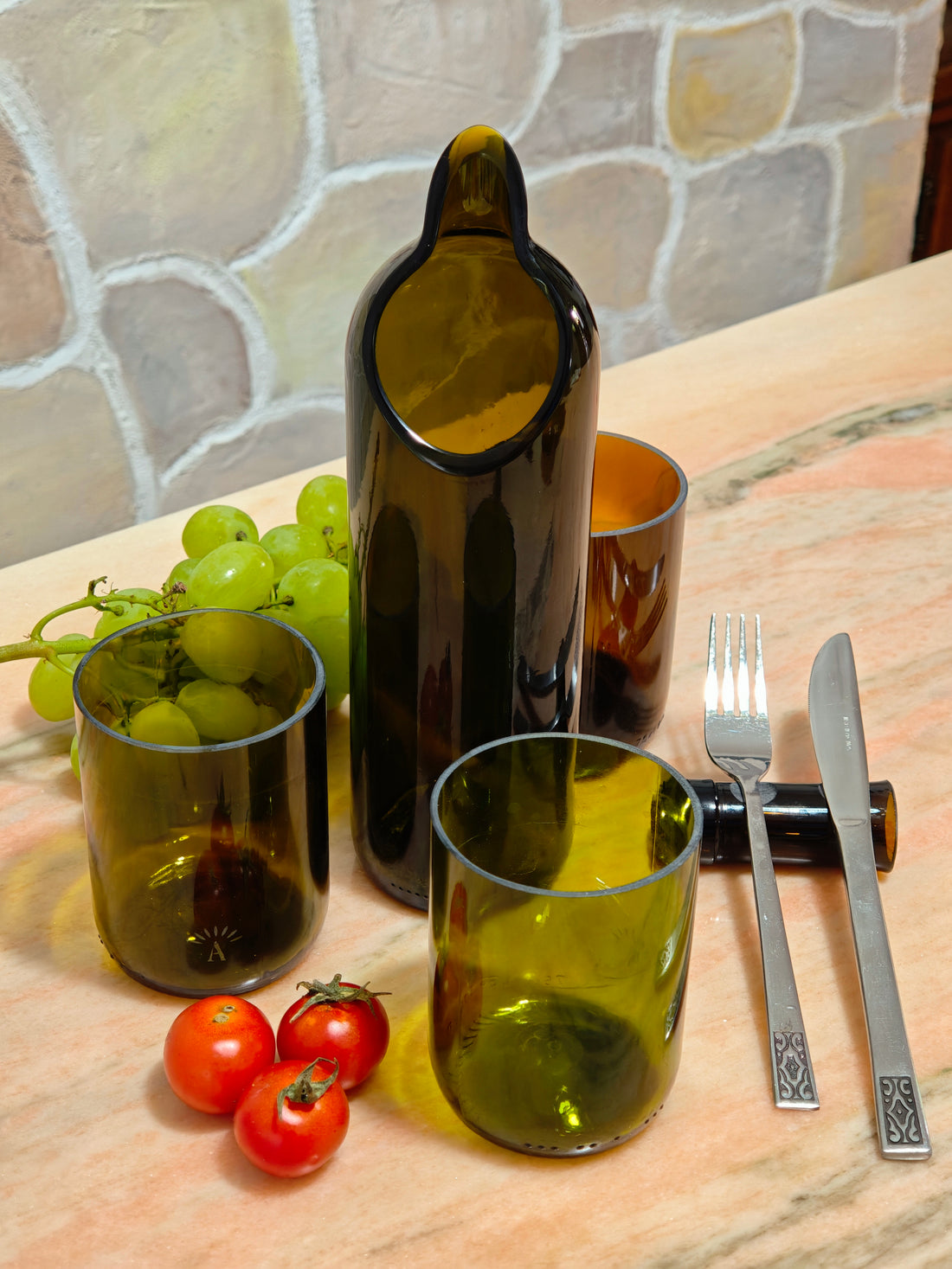 Box of 6 Glasses | 1 jug | 4 Cutlery Rests